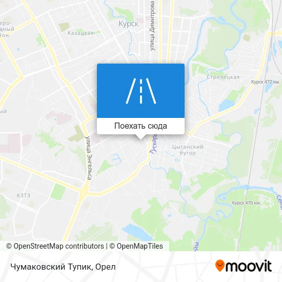 Карта Чумаковский Тупик