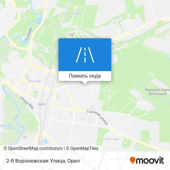 Карта 2-Я Воронежская Улица