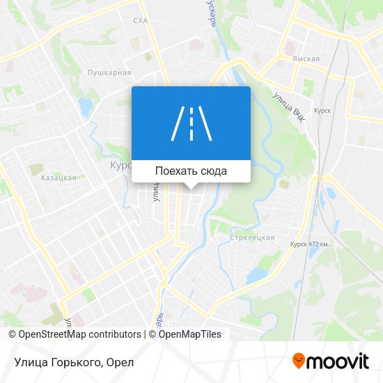 Карта Улица Горького