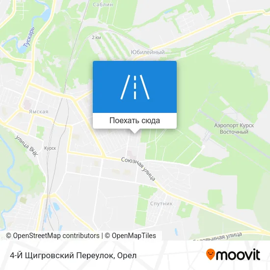 Карта 4-Й Щигровский Переулок
