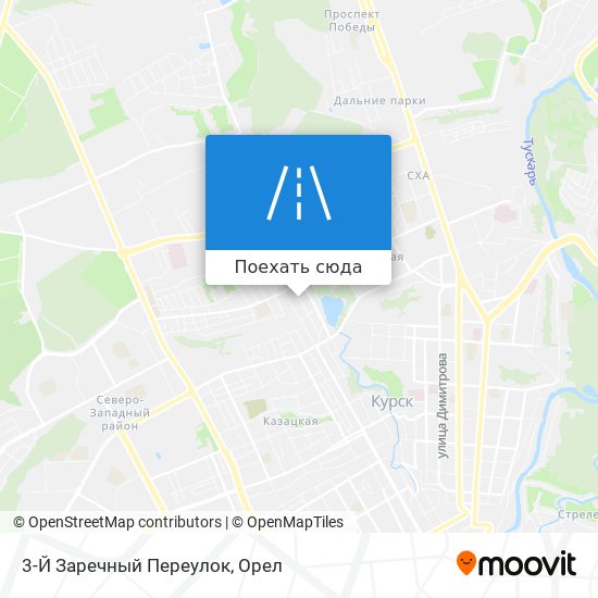 Карта 3-Й Заречный Переулок