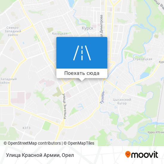 Карта Улица Красной Армии