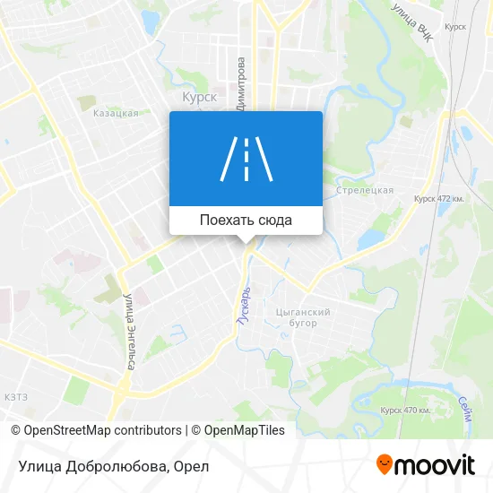 Карта Улица Добролюбова