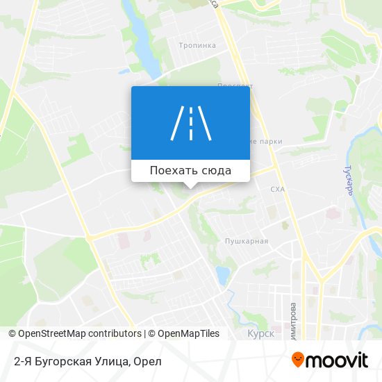 Карта 2-Я Бугорская Улица