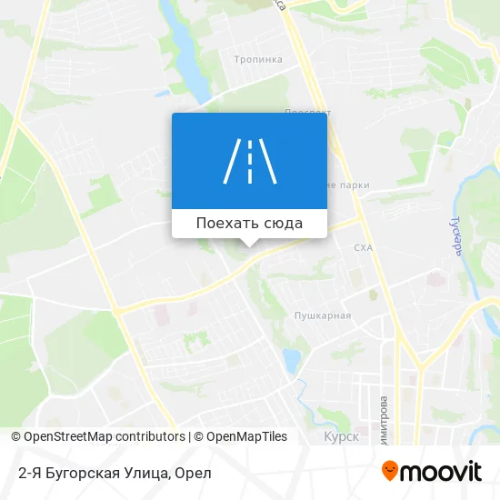 Карта 2-Я Бугорская Улица