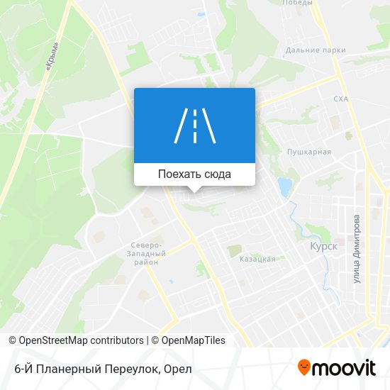 Карта 6-Й Планерный Переулок