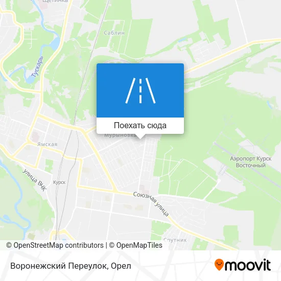 Карта Воронежский Переулок