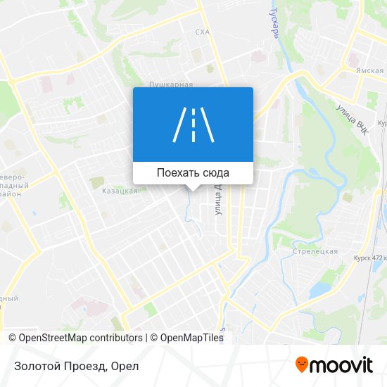Карта Золотой Проезд
