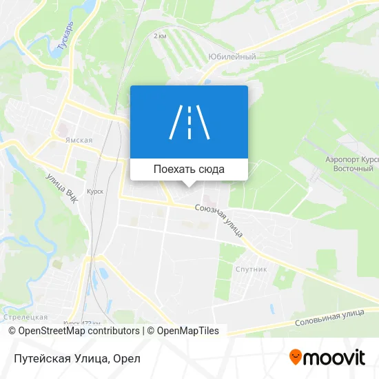 Карта Путейская Улица