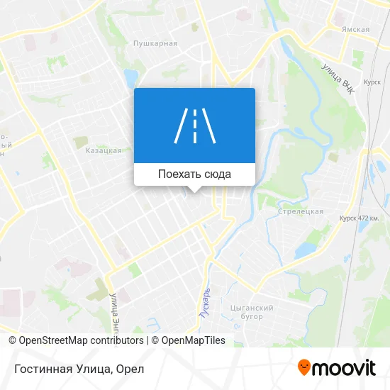 Карта Гостинная Улица