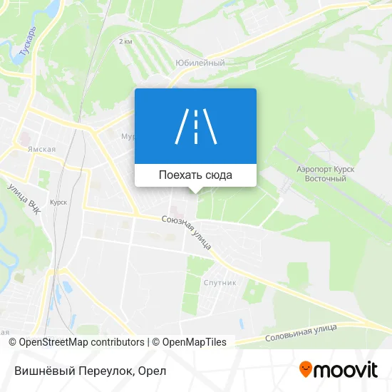 Карта Вишнёвый Переулок