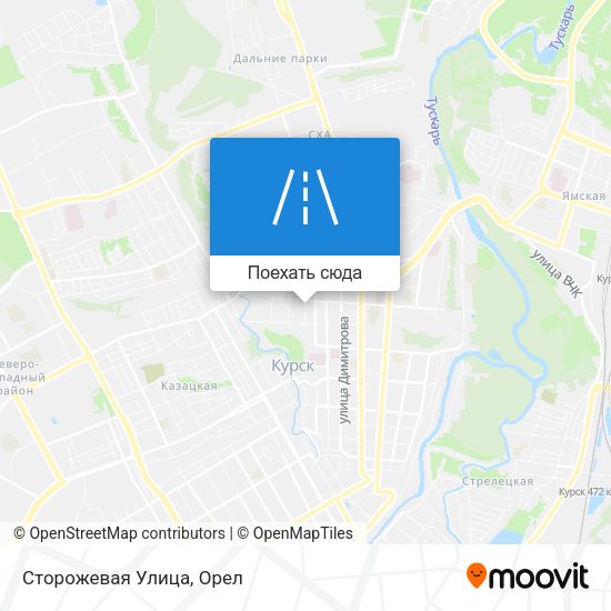 Карта Сторожевая Улица