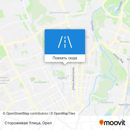 Карта Сторожевая Улица