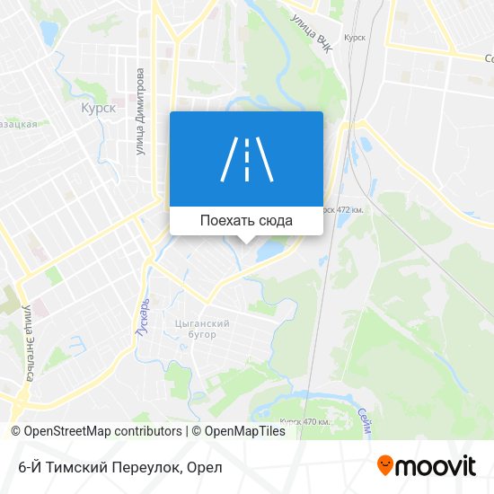 Карта 6-Й Тимский Переулок