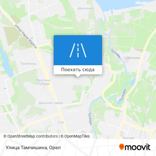 Карта Улица Тамчишина