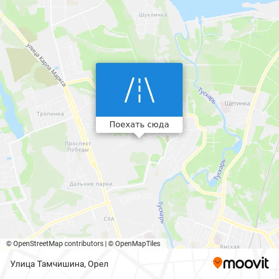 Карта Улица Тамчишина