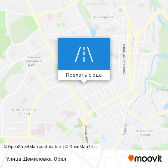 Карта Улица Щемиловка