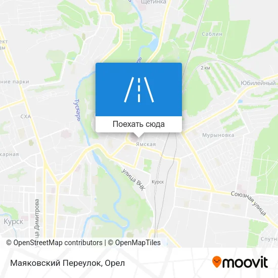 Карта Маяковский Переулок