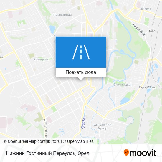 Карта Нижний Гостинный Переулок
