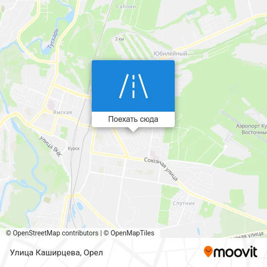 Карта Улица Каширцева