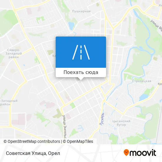 Карта Советская Улица