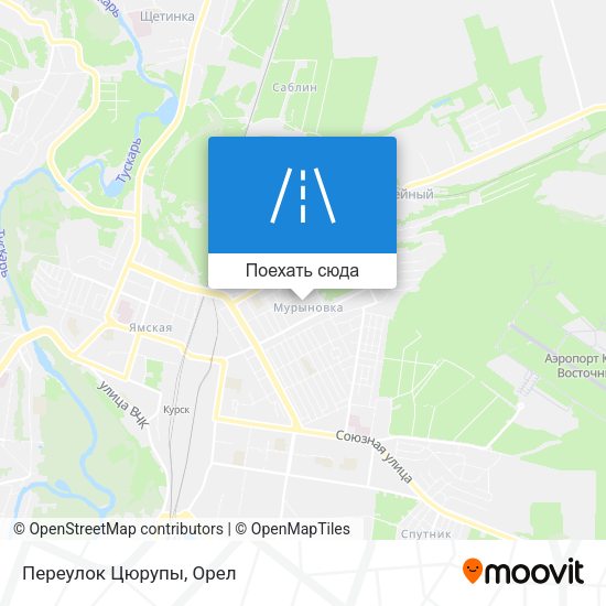 Карта Переулок Цюрупы