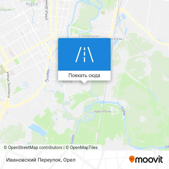 Карта Ивановский Переулок