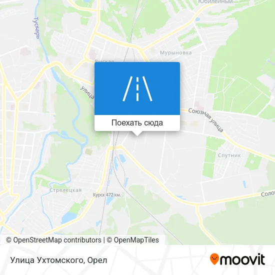 Карта Улица Ухтомского