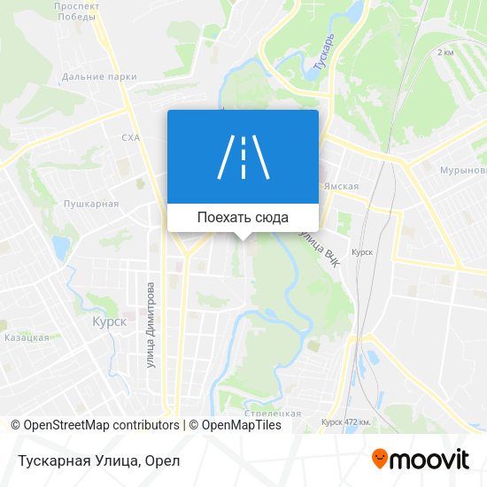 Карта Тускарная Улица