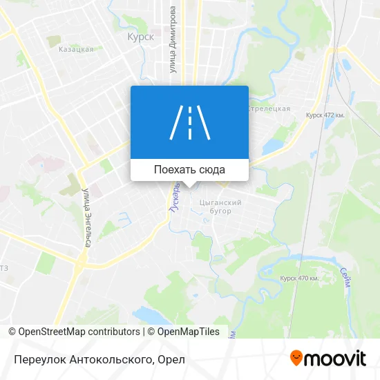 Карта Переулок Антокольского