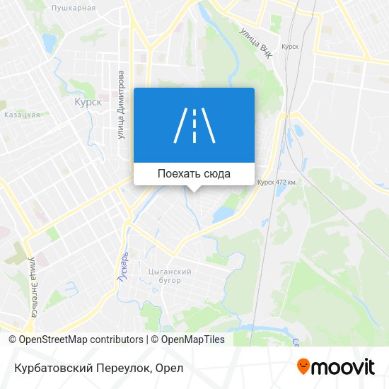 Карта Курбатовский Переулок