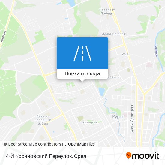 Карта 4-Й Косиновский Переулок