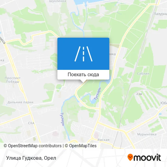 Карта Улица Гудкова