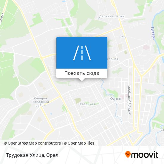 Карта Трудовая Улица
