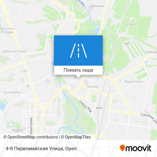 Карта 4-Я Первомайская Улица