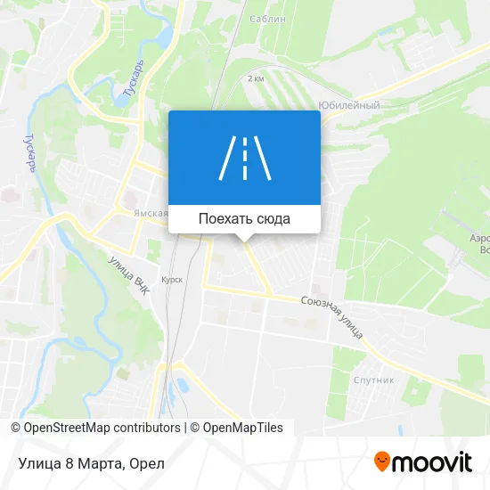 Карта Улица 8 Марта