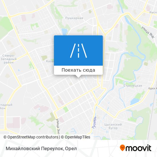 Карта Михайловский Переулок