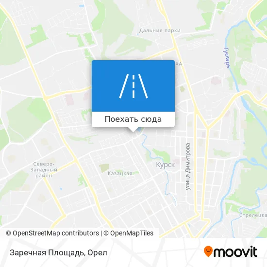 Карта Заречная Площадь