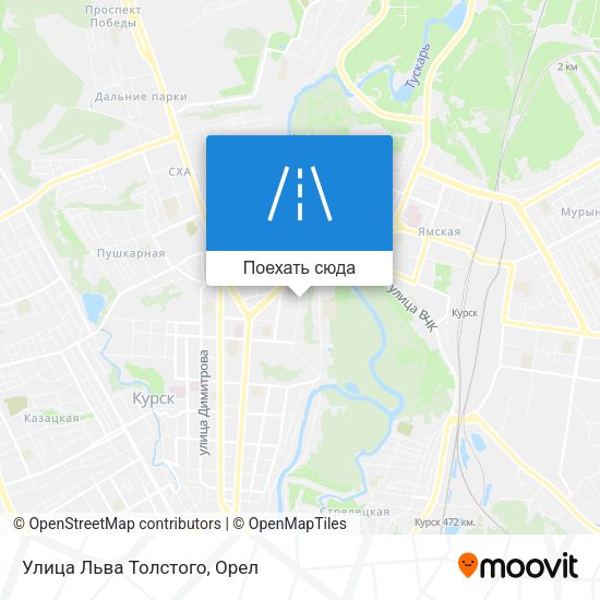 Карта Улица Льва Толстого