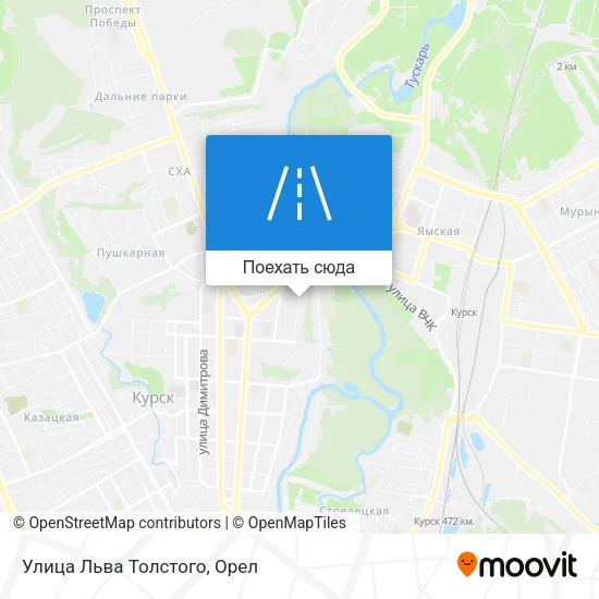 Карта Улица Льва Толстого