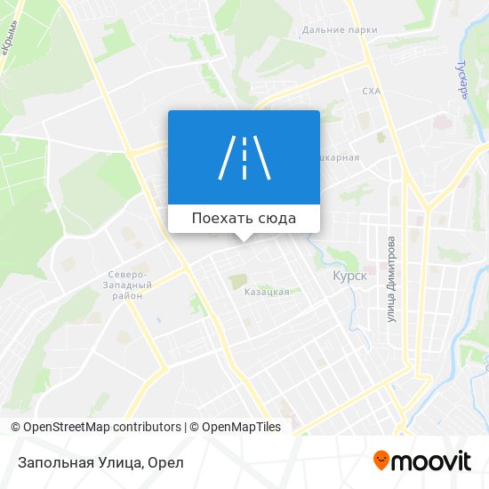 Карта Запольная Улица