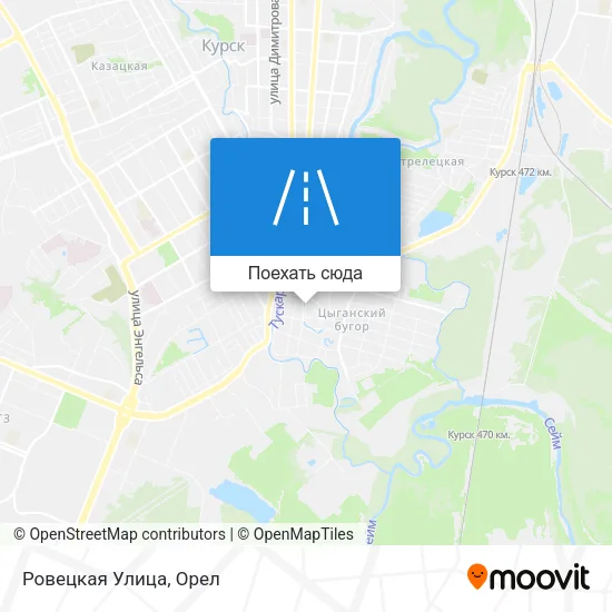 Карта Ровецкая Улица