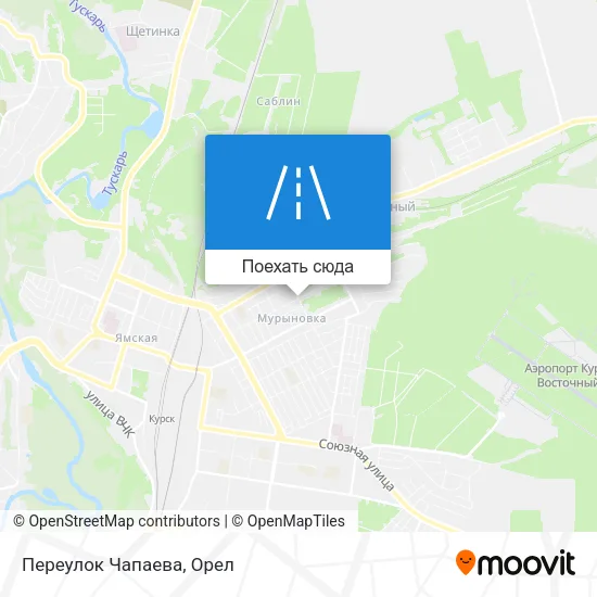 Карта Переулок Чапаева