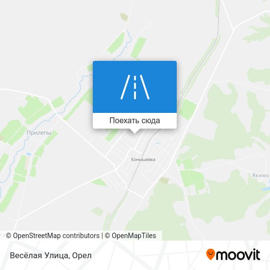 Карта Весёлая Улица