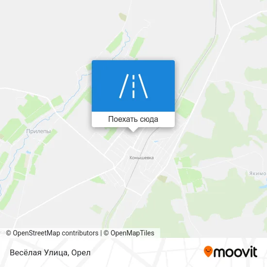 Карта Весёлая Улица