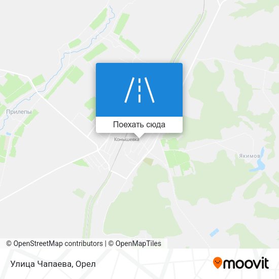 Карта Улица Чапаева