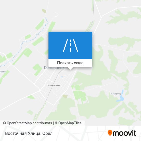 Карта Восточная Улица