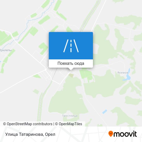 Карта Улица Татаринова