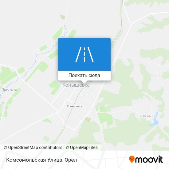Карта Комсомольская Улица