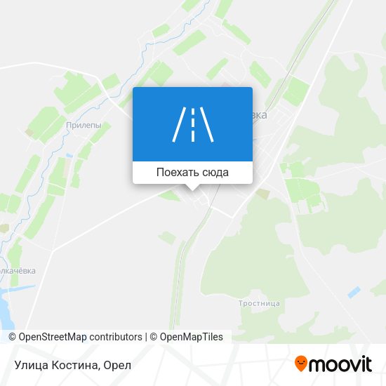 Карта Улица Костина